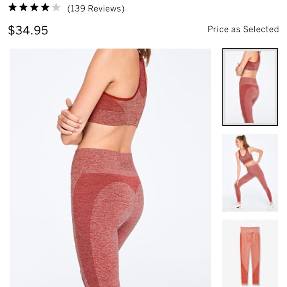 VS PINK seamless workout tight